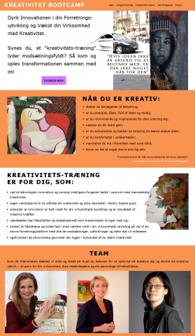 www.CreativityBootcamp.bemybest.dk